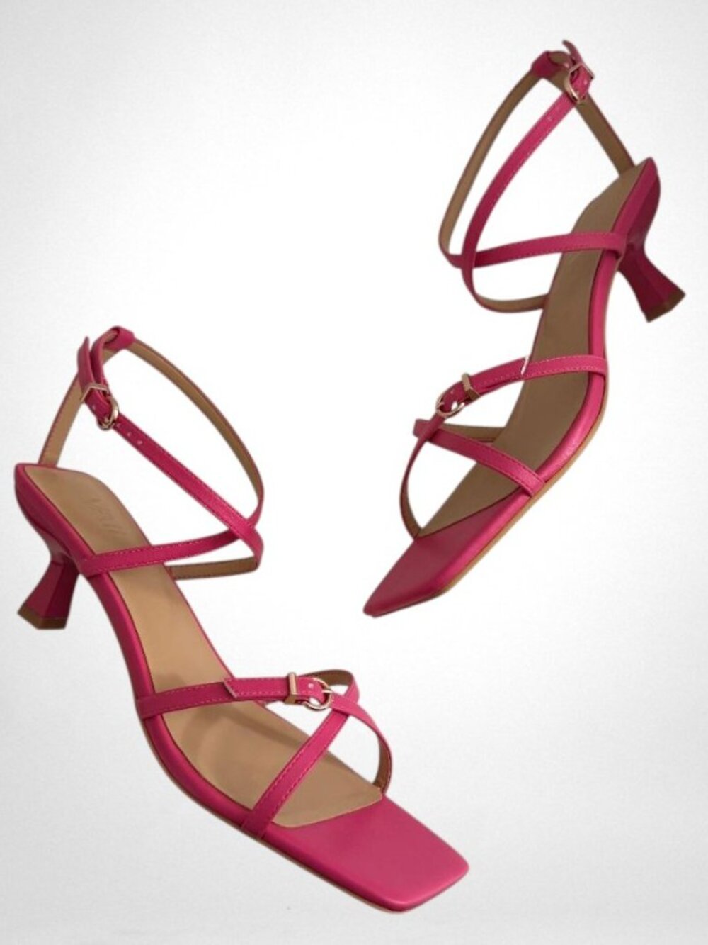 VAILA SHOES Women's Isabella Strappy Kitten-Heel Dress Sandals, NEW! Size 11